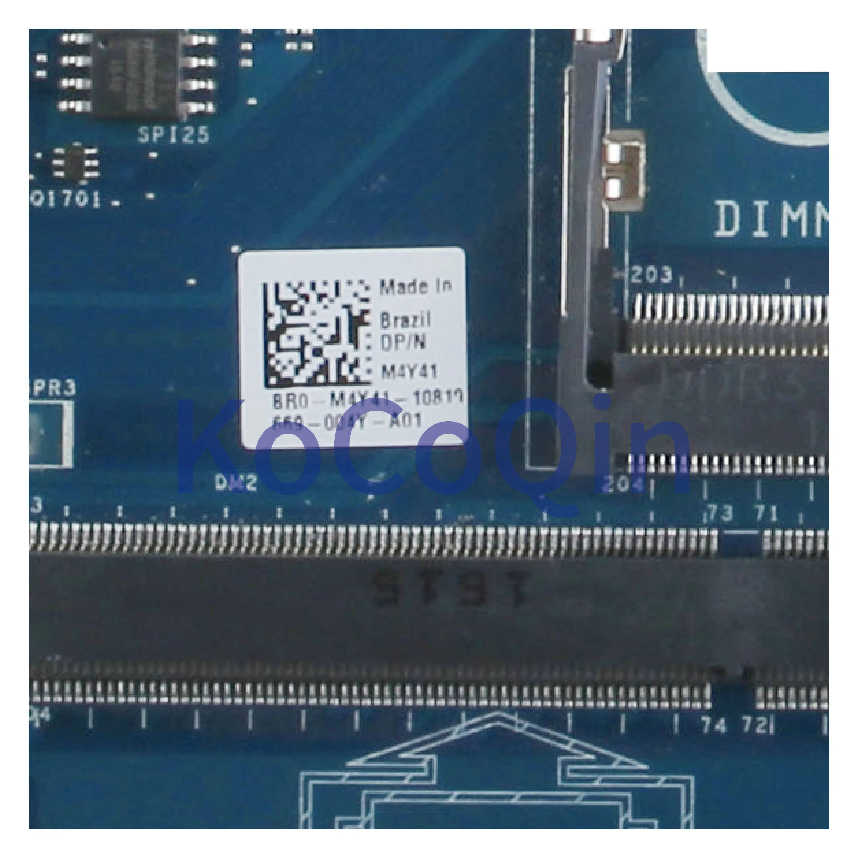 KoCoQin ноутбук материнская плата для Dell Inspiron 5458 5558 5758 I3-5005U HDMI материнская плата AAL10 LA-B843P CN-0M4Y41 0M4Y41 SR27G Процессор