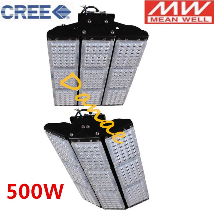 Прожектор YRANK AC100-277V, 100 Вт, 150 Вт, 200 Вт, 300 Вт, 500 Вт, светодиодный туннельный светильник ильник, промышленное коммерческое освещение, 5 лет гарантии CE и RoHS