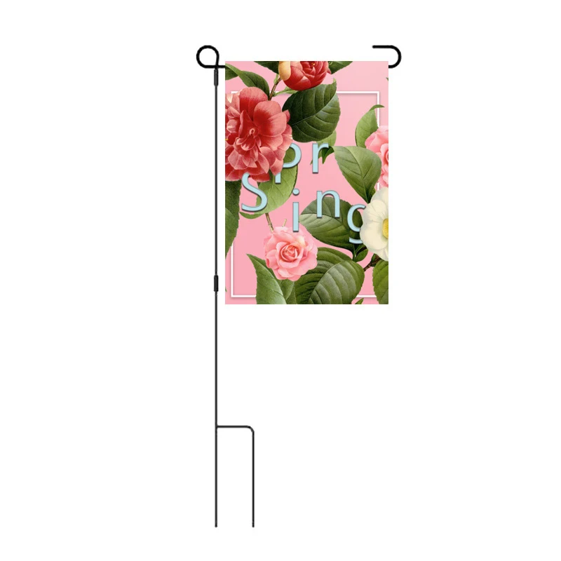 Новый весенний сад флаг декоративные открытый и закрытый флаги 100% полиэстер