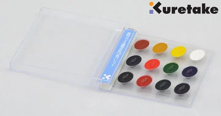 Прозрачный набор акварельных красок ZIG Kuretake CD Япония|watercolor paint set|transparent