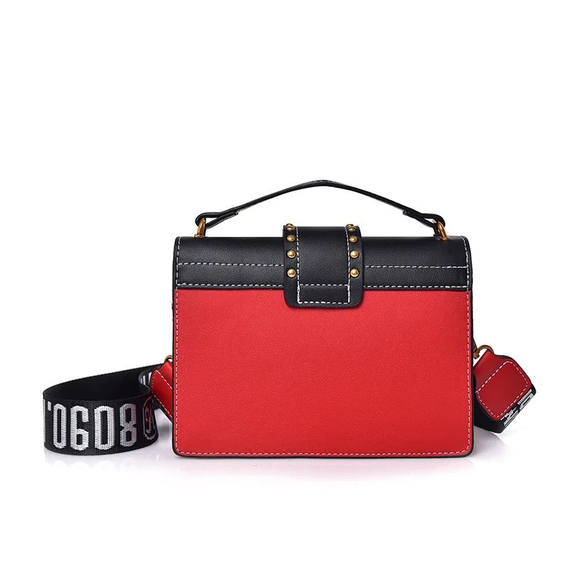 Женская сумочка и кошелек с застежкой в виде головы льва женская модная красная