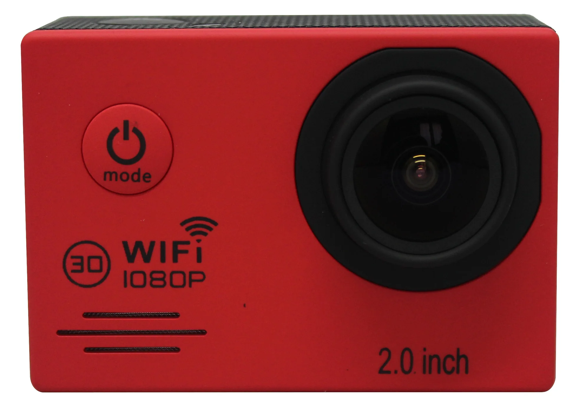 Karue WI-FI действие Камера Дайвинг 30 м Водонепроницаемый 1080 P HD подводный шлем спорта Камера Спорт DV 12MP фото пикселей камера - Цвет: Красный