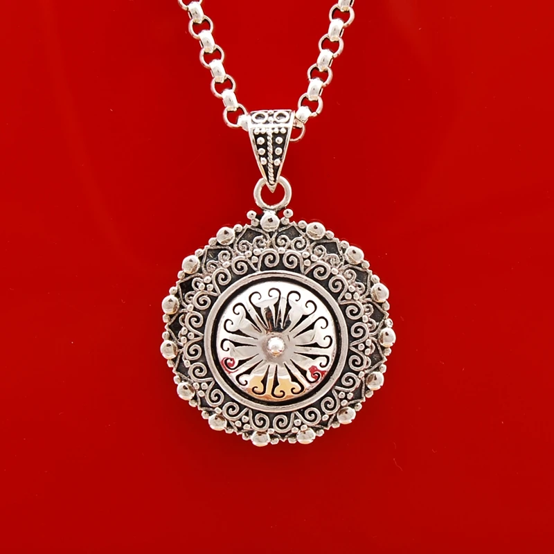 GZ Select style Can open 925 sterling silver pendant male and female necklace jewelry | Украшения и аксессуары