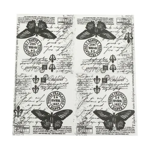 Butterfly 20 шт./упак. Винтаж Цвет Бумага салфетка вечерние Девы древесины Бумага салфетка с бантом для свадебной церемонии, дня рождения украшения дома поставки - Цвет: Butterfly
