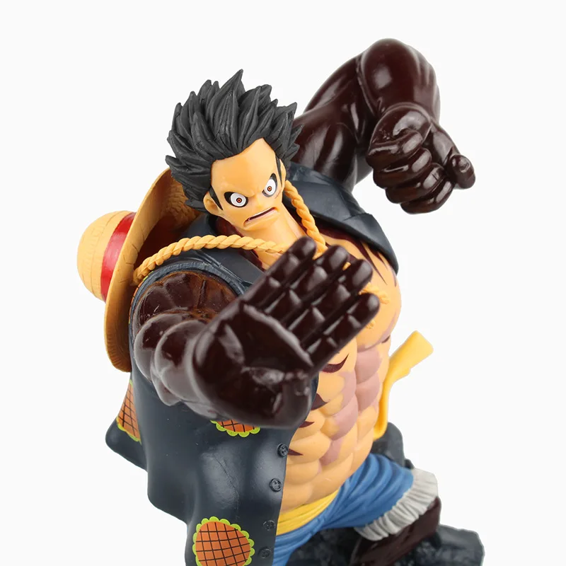 1 шт. sculture One Piece Luffy Gear 4 Аниме Фигурка модель игрушки 18 см игрушка фигурка японское