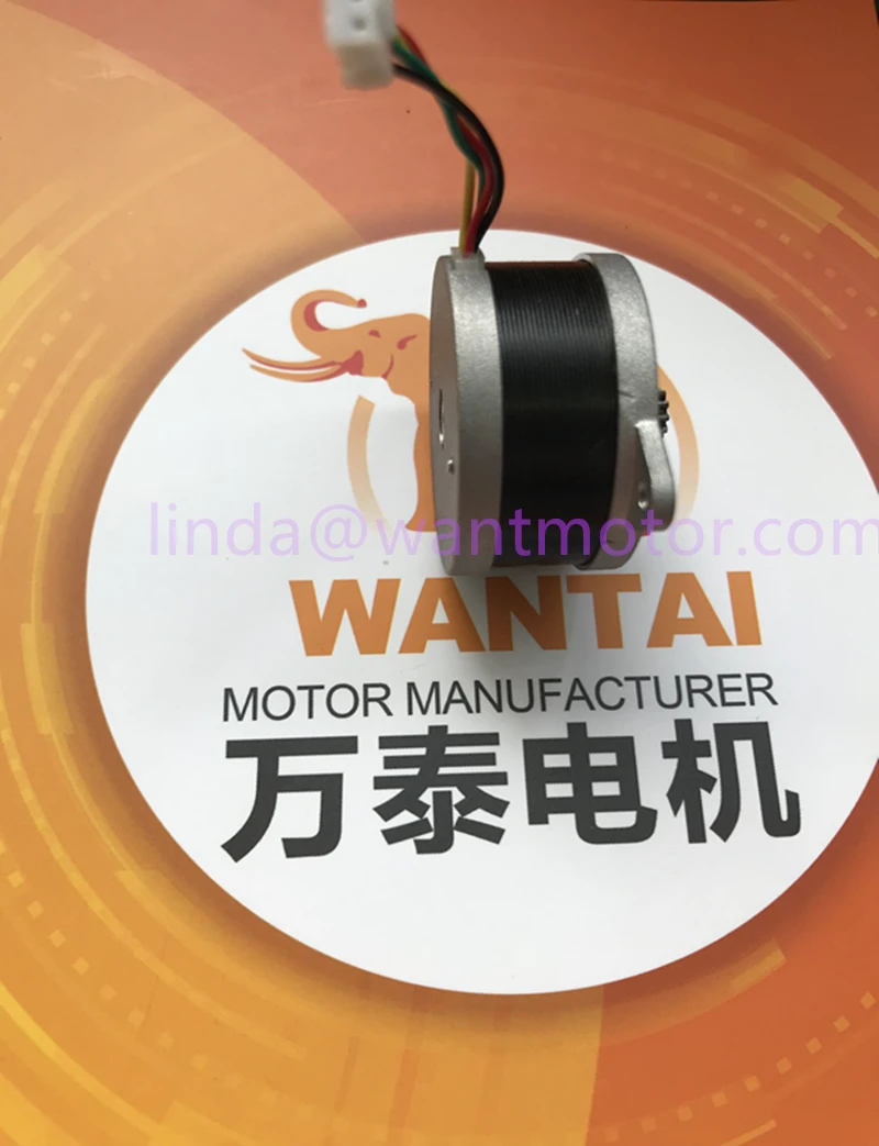 Wantai 4-Lead Nema14 круглый шаговый двигатель 36HS2418 13N-cm(18oz-in) 1.88A 19 мм CE ROHS iso-cnc 3D принтер |