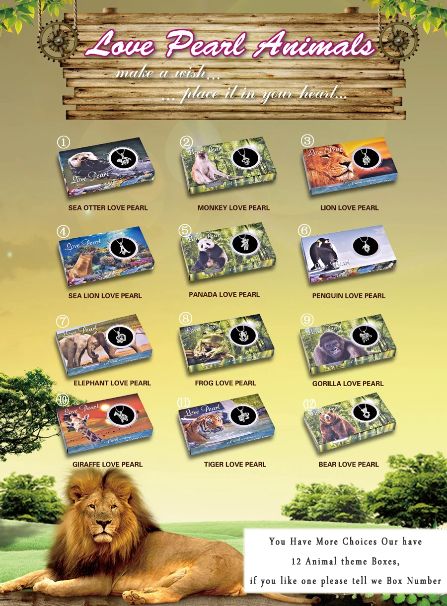 

Qingmos Trendy Wish Pearl 12*20mm Bear Cage Chokers Necklace for Women & Oyster Love Pearl Pendant & Necklace Chain-who3655