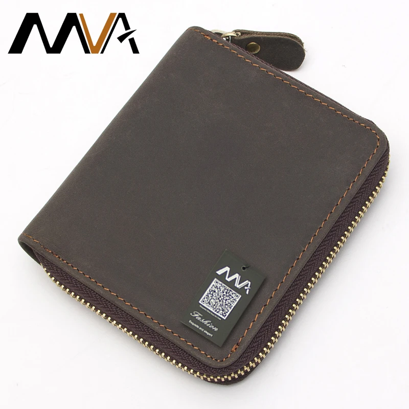 МVA мужские кошельки из натуральной кожи кошелек мужской натуральная кожа с