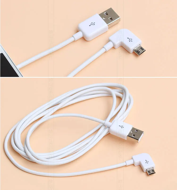 

90 Degrees USB 2.0 male to Micro USB Male Data line Cable USB to Micro usb Left & right Elbow Cables 1m/2m/3m/5m 3ft 5ft 15ft