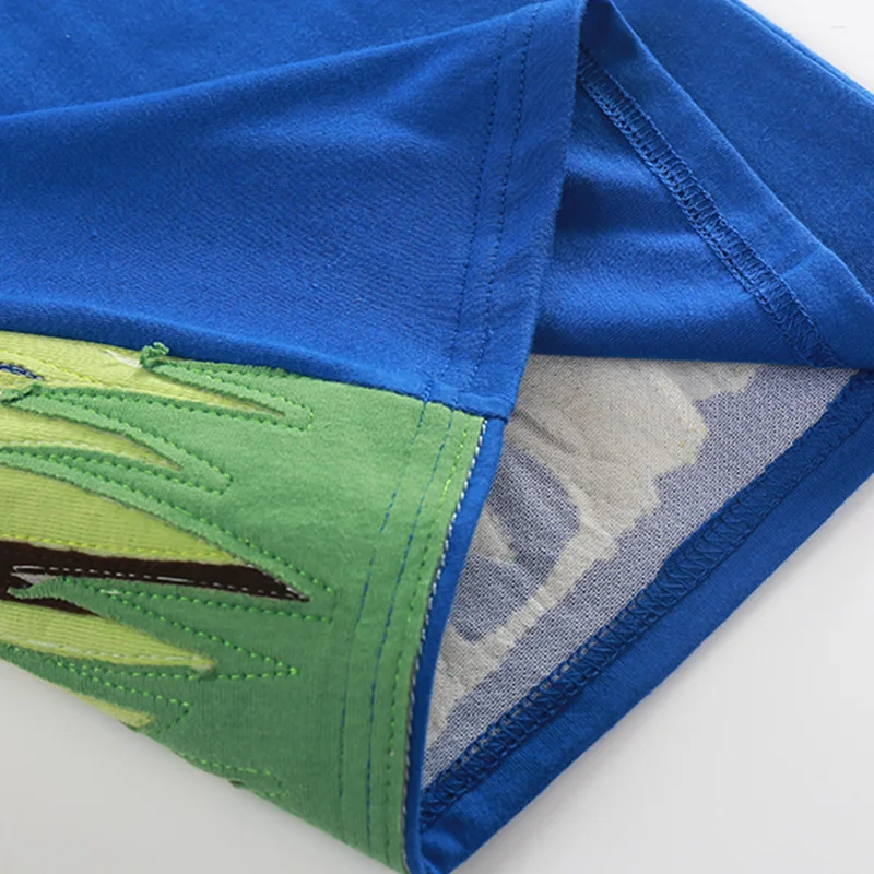 Летняя футболка для маленьких мальчиков хлопковая с короткими рукавами футболки