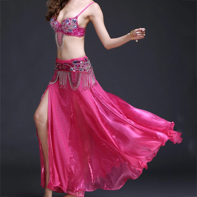 2018 костюмы для танца живота сексуальная одежда бюстгальтер и пояс набор костюма