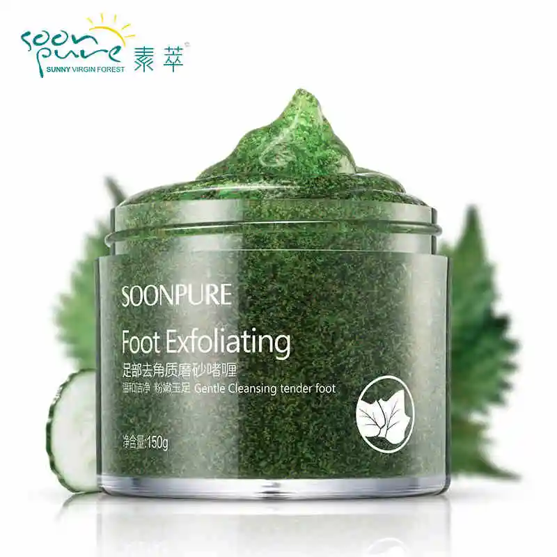 SOONPURE Лица + Рука Нога Отшелушивающий Гель Комплект Скраб Для крем Удалить Мертвую