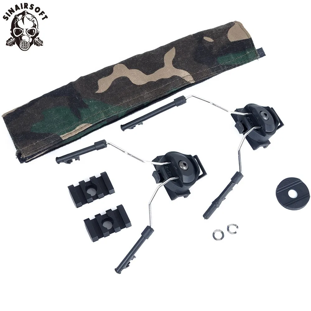SINAIRSOFT Быстрый страйкбол тактический шлем рельсовый адаптер для шлема ранцевый