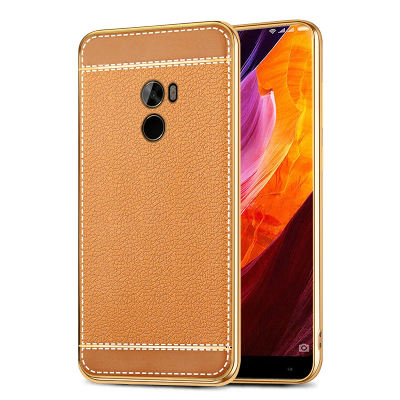 For Xiaomi Mi MiX Luxury Soft TPU Cover Case Mix Slim Plating Business Style Phone |