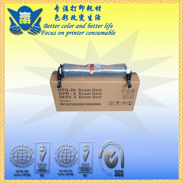 JIANYINGCHEN черный совместимый барабанный блок NPG20 GPR8 EXV5 для Canon imageRunner IR 155 165 1600n 1610 2010 для лазерного принтера копировальной машины