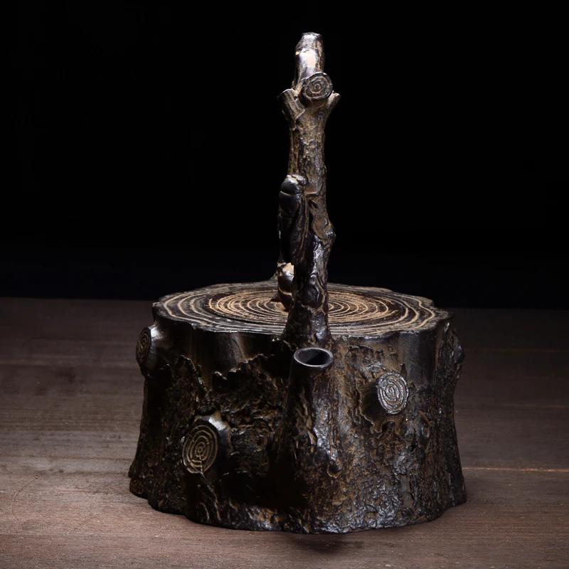 Модель корня дерева чугунный чайник Набор японский 1400 мл большая емкость посуда