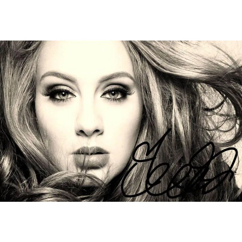Красивый постер на заказ Adele домашний декор тканевые постеры лучший подарок