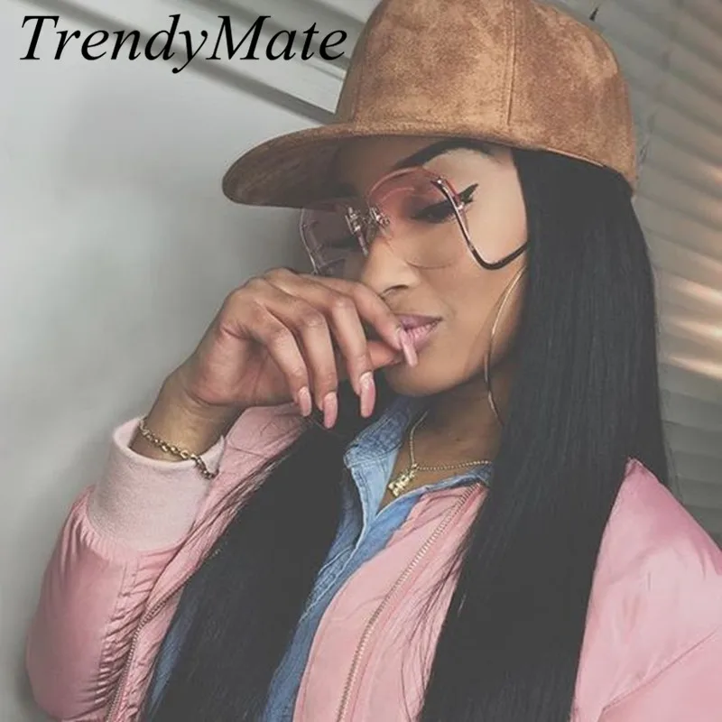 Очки солнцезащитные женские круглые без оправы в металлической оправе 501T|rimless