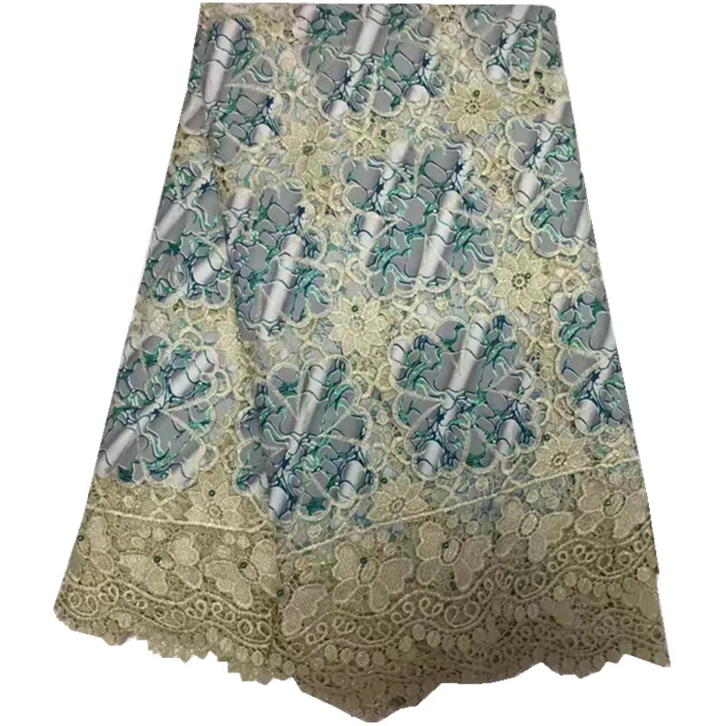 Оптовая продажа 5 двор/pc Лидер продаж Высокое качество Африканский гипюр шнур