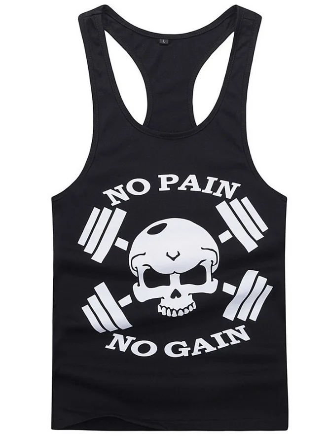2018 летний топ Спортзал Фитнес Бодибилдинг без рукавов футболки Тренажерный зал