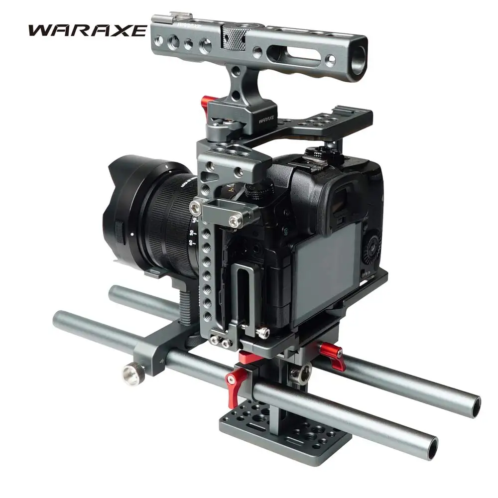 Комплект для видеокамеры WARAXE GH4 GH4S GH5 GH5S встроенная пластина QR Panasonic Lumix подходит