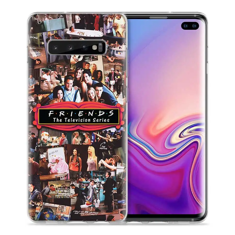 01 Друзей вместе ТВ Показать чехол для samsung Galaxy S8 S9 S10 5G S10e S7 Note 8, 9, 10, J4 J6 плюс J5 J8 J3 силиконовые чехлы для телефона - Color: 01