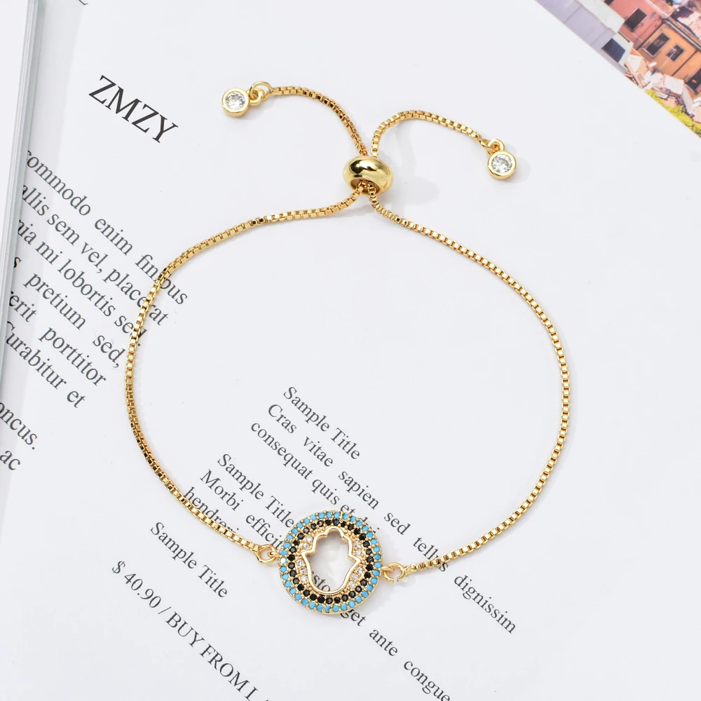 ZMZY Посеребренная Подвеска Хамса браслет Турция Фатима рук сглаза ЮВЕЛИРНЫЙ