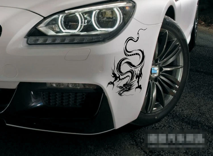 6 шт. для автомобильного стайлинга светоотражающий стикер totems с драконом