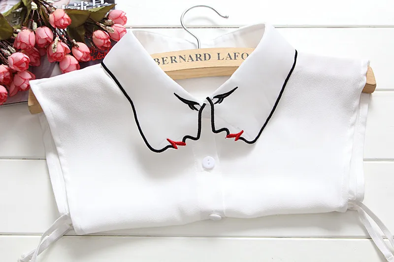 Новый Зимний дикий воротник Поддельный Воротник шифоновый женский съемный