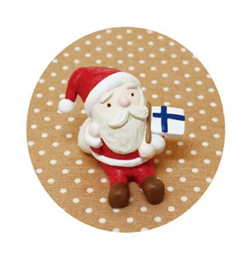 8 Sant Claus Елка и снеговик олень Сант Клаус миниатюрная фигурка декоративный волшебный сад Смола ремесло игрушка украшения TNJ087 - Цвет: 8 Sant Claus