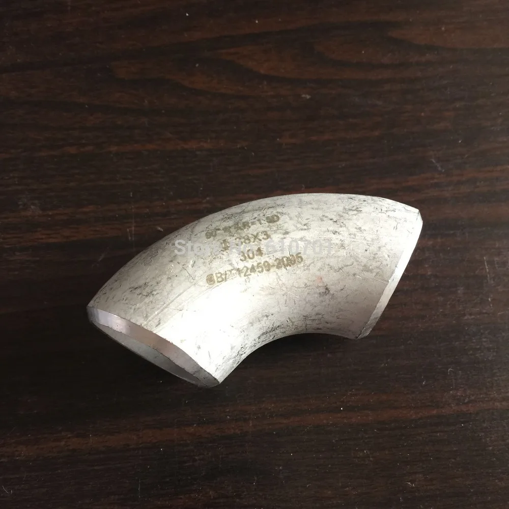 Фитинг для труб 38 мм короткий радиус стыковой шов локоть 90 градусов SS304 SUS304|pipe