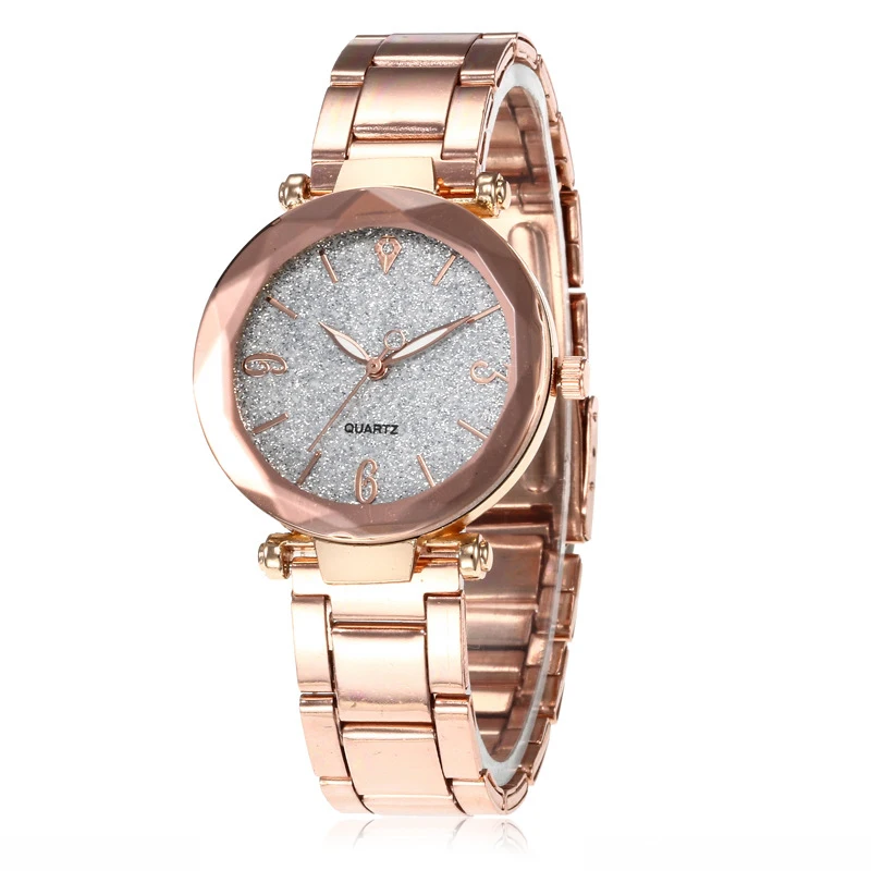Белый Reloj Mujer, женские часы, кварцевые классические женские часы, женские часы с кристаллами, металлические наручные часы, relogio feminino saati relojes mujer saati - Цвет: Белый