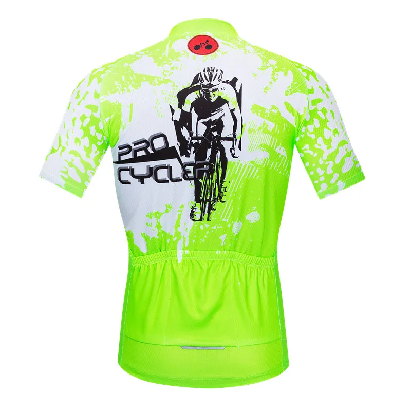 Weimostar Pro Team Велоспорт Джерси Зеленый Летний короткий рукав горный велосипед