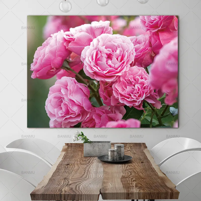 

Canvas Painting flower Wall Art Pictures art prints on canvas home decor Wall poster painting home decoration for living room