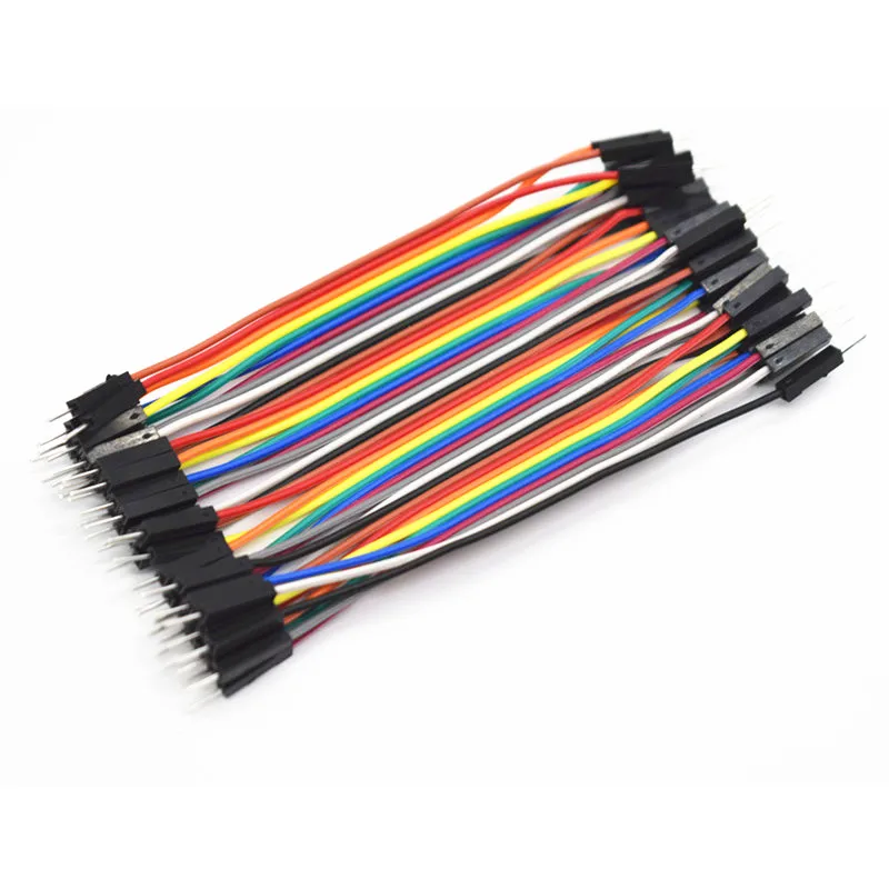 40pcs=1lot 10cm 2.54mm 1pin Male to jumper wire Dupont cable | Обустройство дома