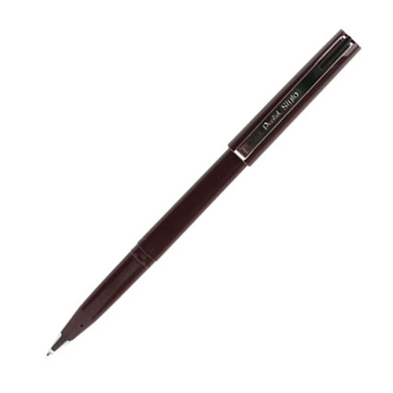 6 штук Pentel Arts Stylo эскизная ручка для рисования, маркер для манги, архитектура черный,(JM20-AE