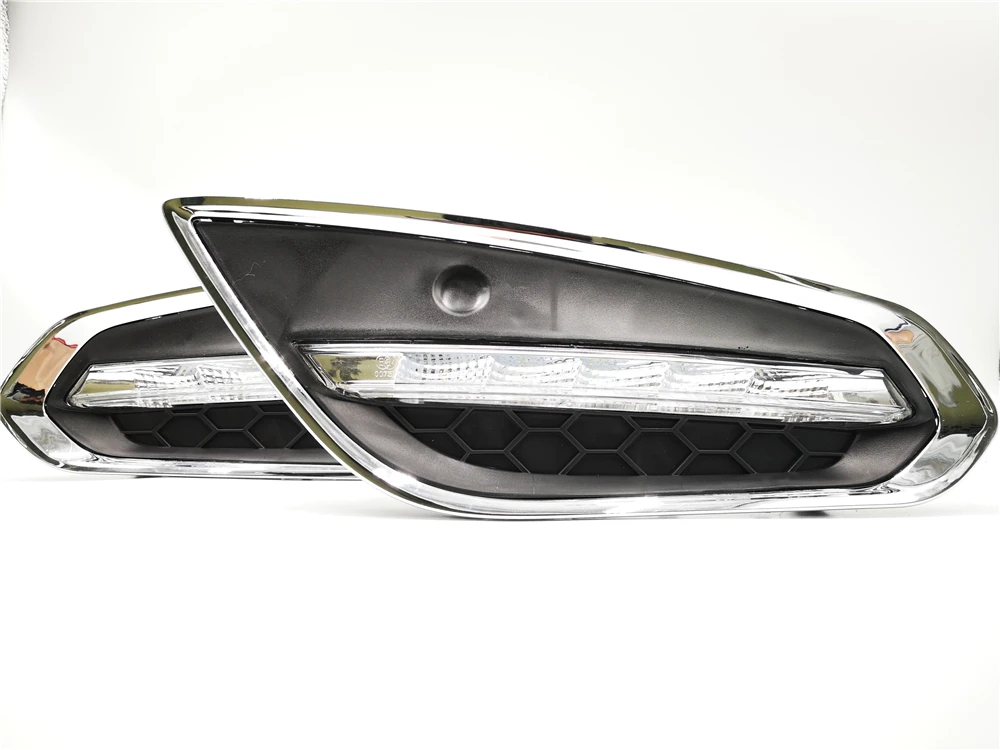 CSGJMY 1 комплект DRL для Volvo S60 2009 2010 2011 2012 2013 светодиодный Габаритные огни дневного