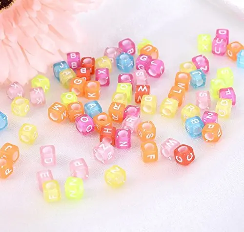 500 шт. акриловые бусины в виде букв|beads for diy|beads with lettersletter beads |