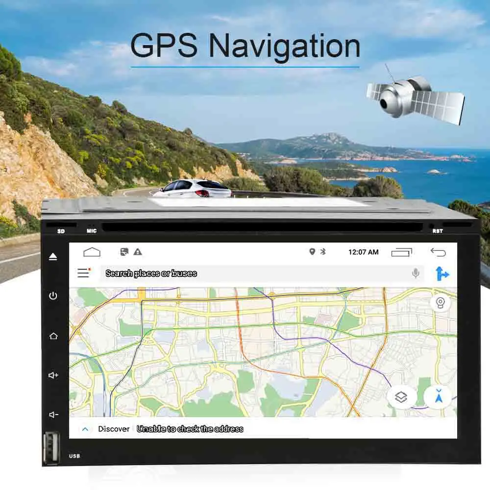 NEW Universal Car dvd stereo 2Din Android GPS+wifi+bluetooth+FM+AM+RDS radio+Octa Core+1G+16G+Mirror Link+SWC+Touch screen+ddr3 |