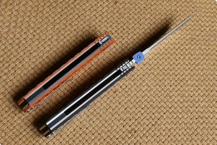 Складной нож STEDEMON ZKC C03 лезвие 440C шарикоподшипник KVT G10 ручка ножи для кемпинга