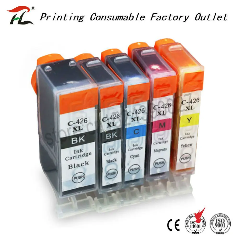 Чернильный картридж HTL PGI425 CLI426 для Canon 425XL 426XL совместим с принтером PIXMA MG8140 6140 5240