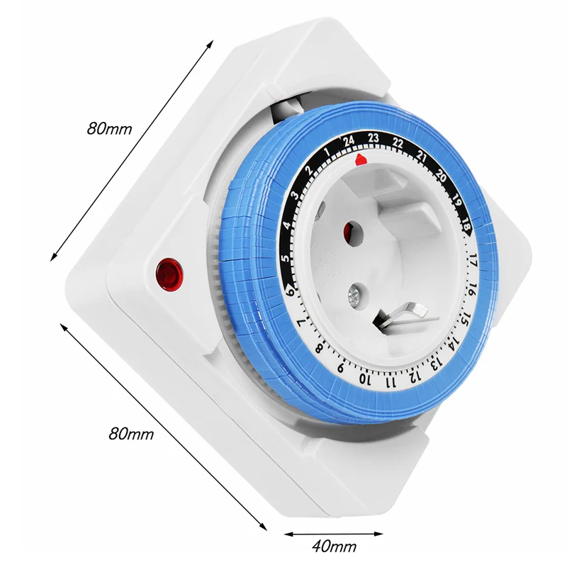 LEORY 230 В 16A умный таймер розетка 24 часа электромеханический ЕС Plug Розетки|wall outlet|timer