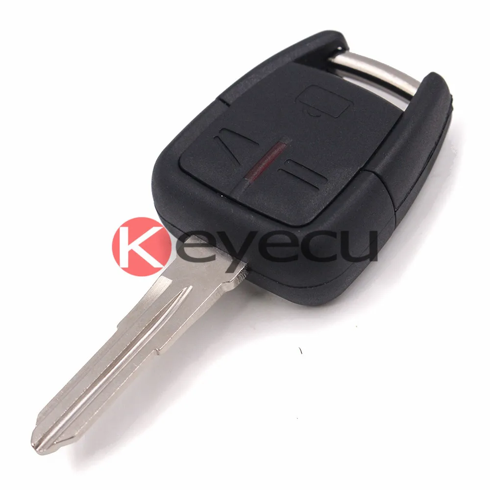 3pcs Keyecu дистанционного ключа автомобиля Fob 3 кнопки 433,92 МГц ID40 для Opel Vauxhall, GM#24424728, HU43 лезвие - Количество кнопок: 3pcs