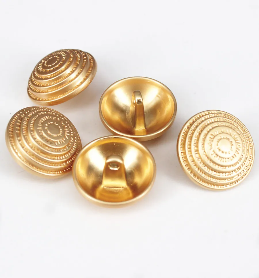 Высокое качество 20 мм сплав золото металлическое покрытие для кнопок Круглый