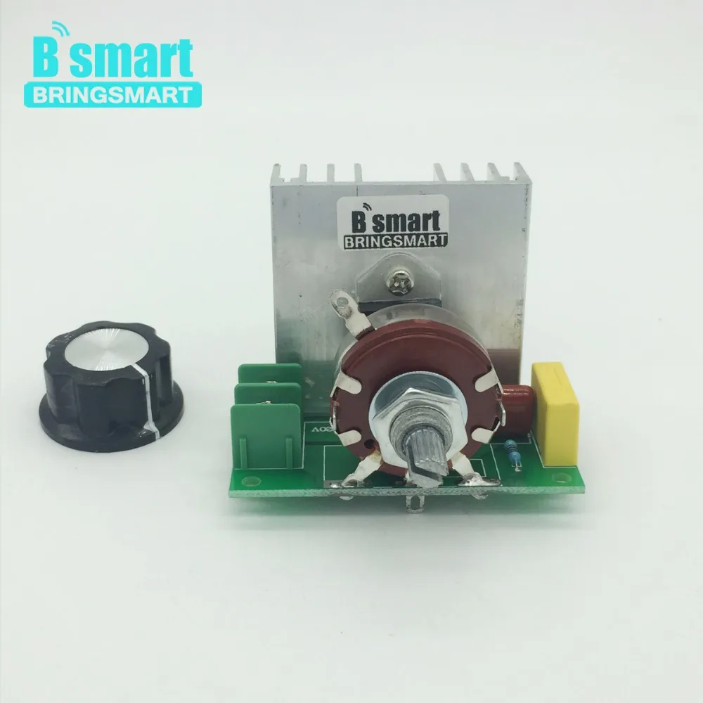 Bringsmart 3800 вт тиристорный регулятор скорости двигателя 220 в переменного тока 0