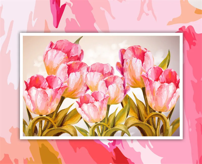 Пользовательские Современные 3d нетканые обои любого размера расписные вручную