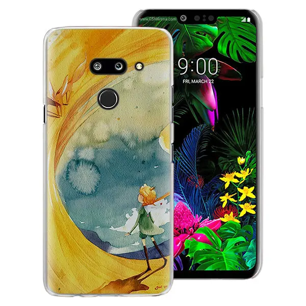 08 Маленький принц Роза чехол для телефона чехол для LG G7 G8 ThinQ G5 G6 V30 V40 V50 ThinQ Q6 Q7 жесткий чехол-накладка - Цвет: 08