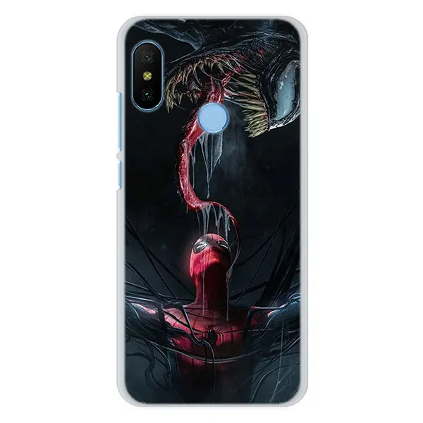 08 Чехол для телефона Venom MARVEL s для Xiao mi Red mi Note 7 5 6Pro 4X5 5A 6A mi A1 A2 8 Lite жесткий чехол-накладка - Цвет: 08