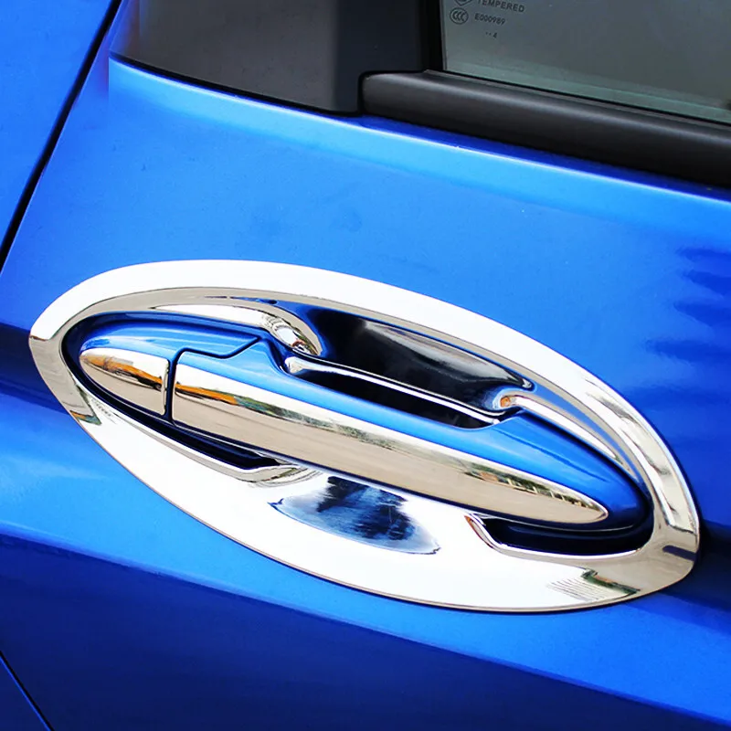 Фото 8 шт., хромированные накладки на дверные ручки для HONDA FIT JAZZ 2014 2015 2016 2017 2018 ABS №5