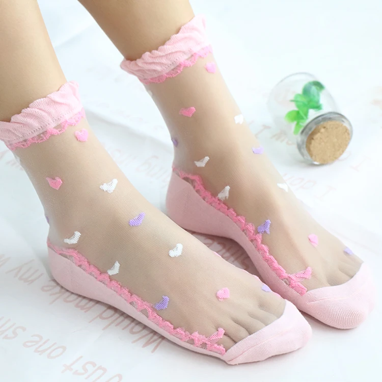 Новинка 2021 женские носки 5 пар/лот брендовые новые ультратонкие прозрачные